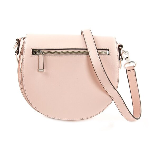 NWT Rebecca Minkoff Astor Leather Saddle Bag, Ballet Slipper Pink, $295 [jb] - Picture 1 of 14